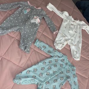 NB 6 babygirl onesie bundle